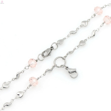 Collar de plata de cadena grueso de alta calidad 18k, linda cadena antigua para mujeres